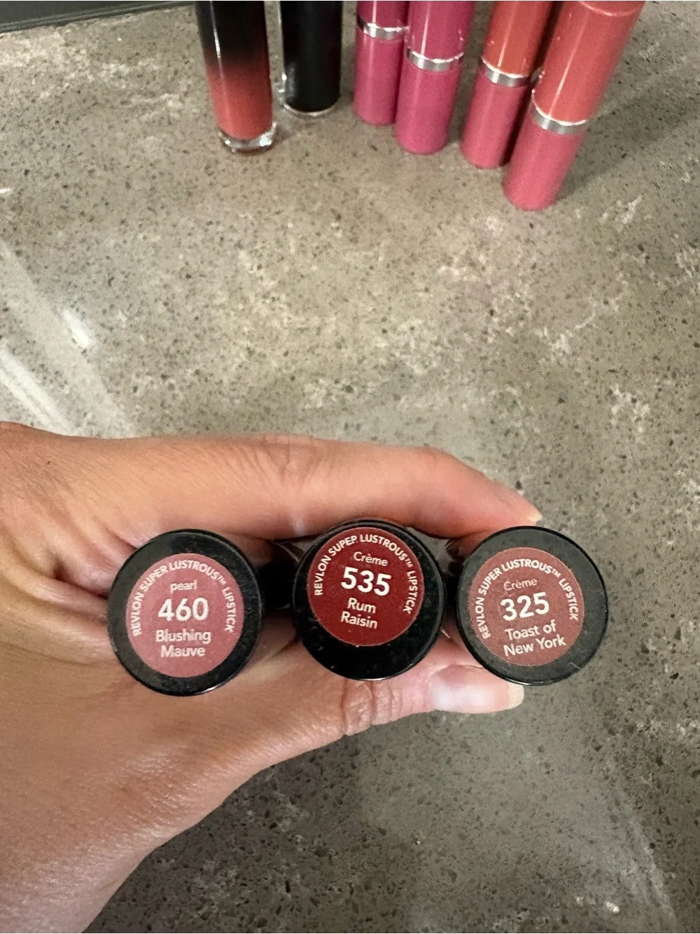 Clinique, Revlon, and Givenchy lipstick bundle